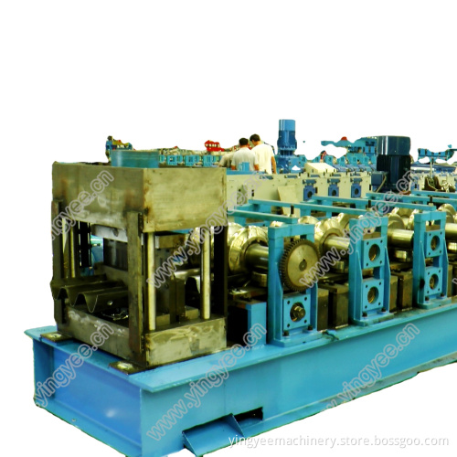 Factory high highway guardrail cold roll forming machine